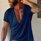 Men’s Deep V Neck Casual Tee