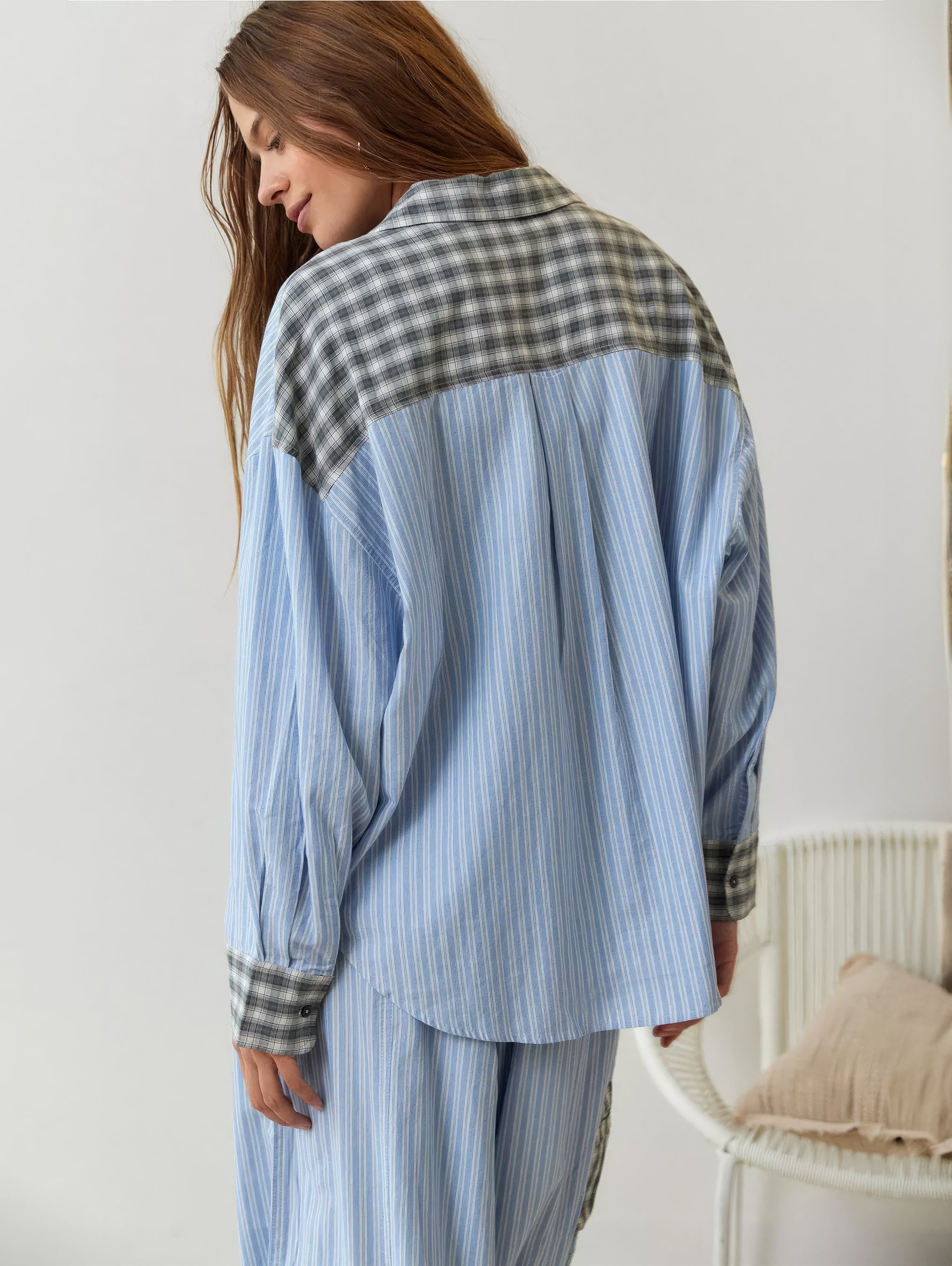 Women's Striped Lounge Set