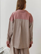 Women's Striped Lounge Set