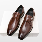 Men Classic Monk Strap Dress Shoes