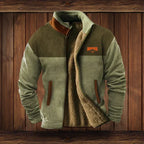 Men’s Patterned Sleeve Short Jacket