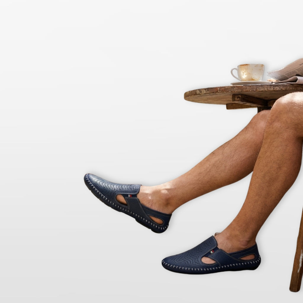 Men's Perforated Slip-On Loafers