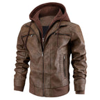 Men's Hooded Short Zip Jacket