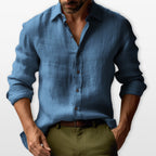 Men’s Casual Linen Button Shirt