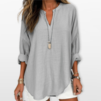 Women V Neck Casual Loose Blouse