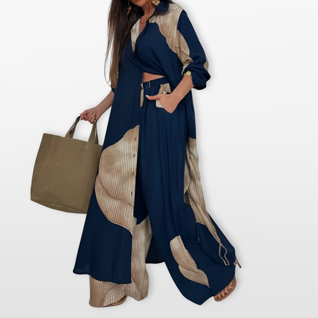 Women’s Boho Shirt And Pants Set