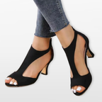 Women Orthopedic Cutout Toe Heels