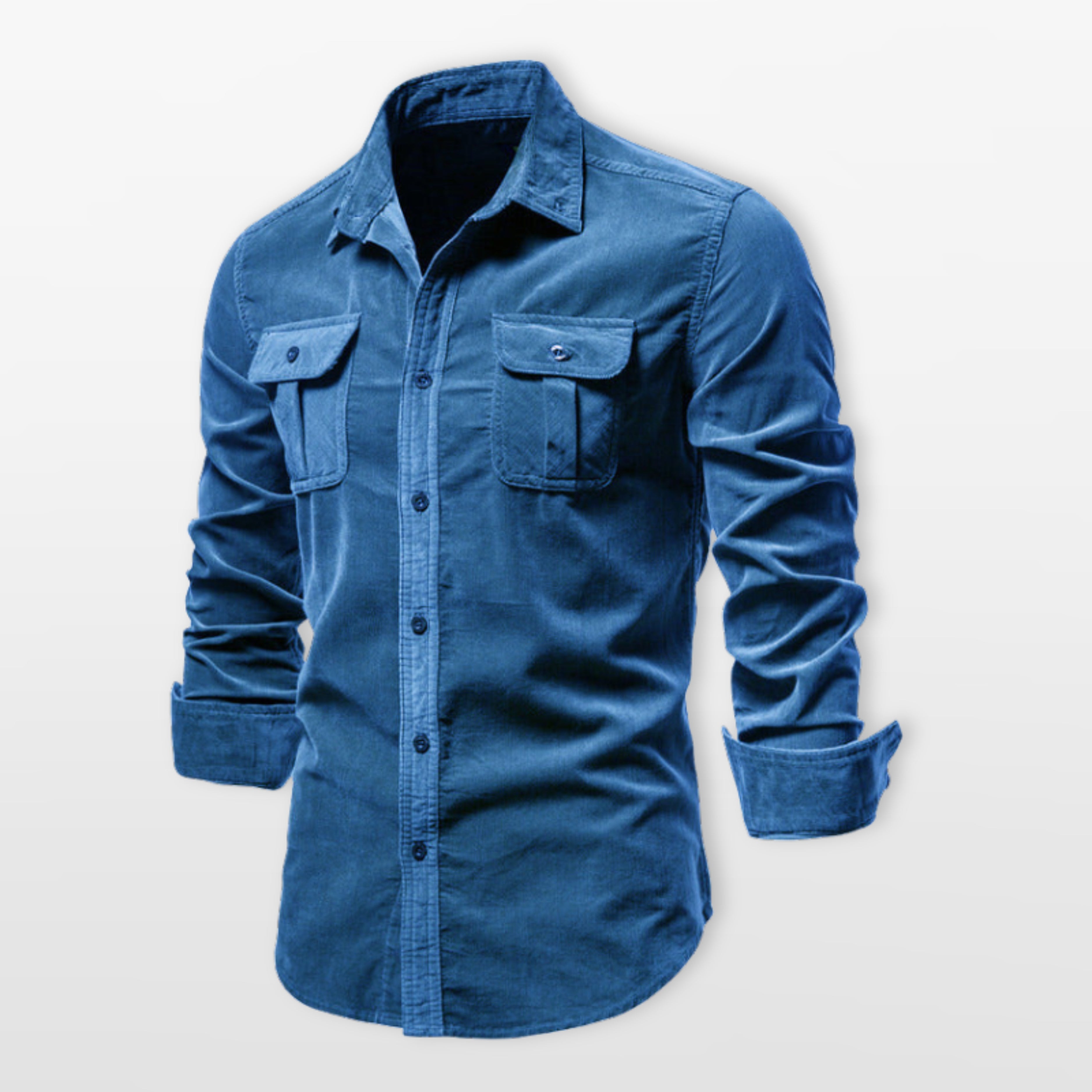 Men’s Button Up Shirt Slim Casual