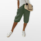 Women’s Drawstring Pants Loose Fit Cropped