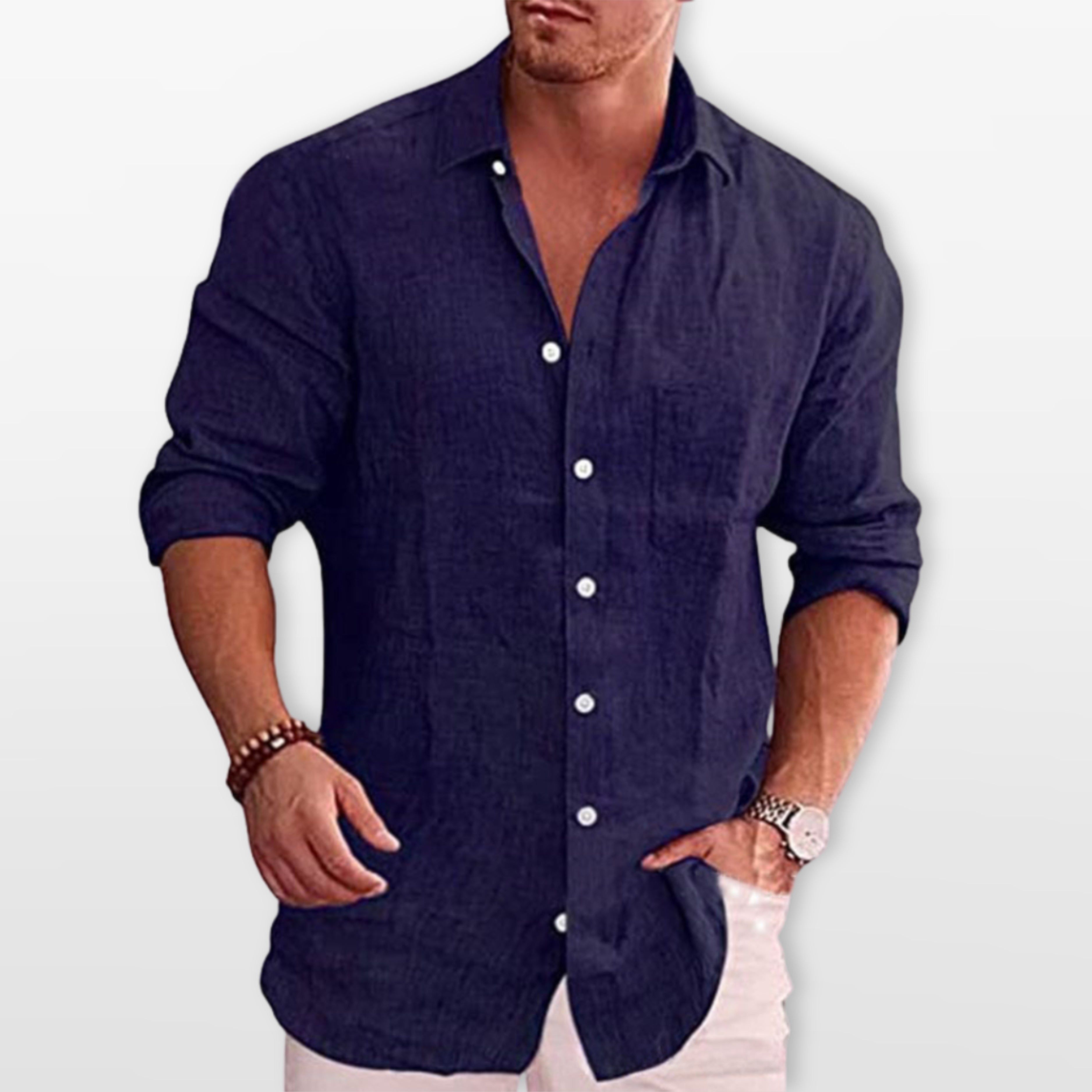 Men’s Casual Button Shirt Relaxed Fit