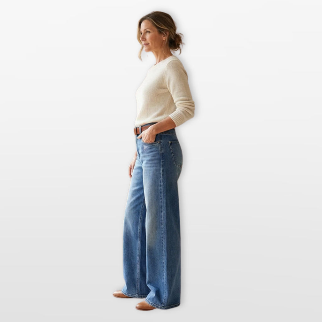 Women’s High Waisted Wide Leg Jeans