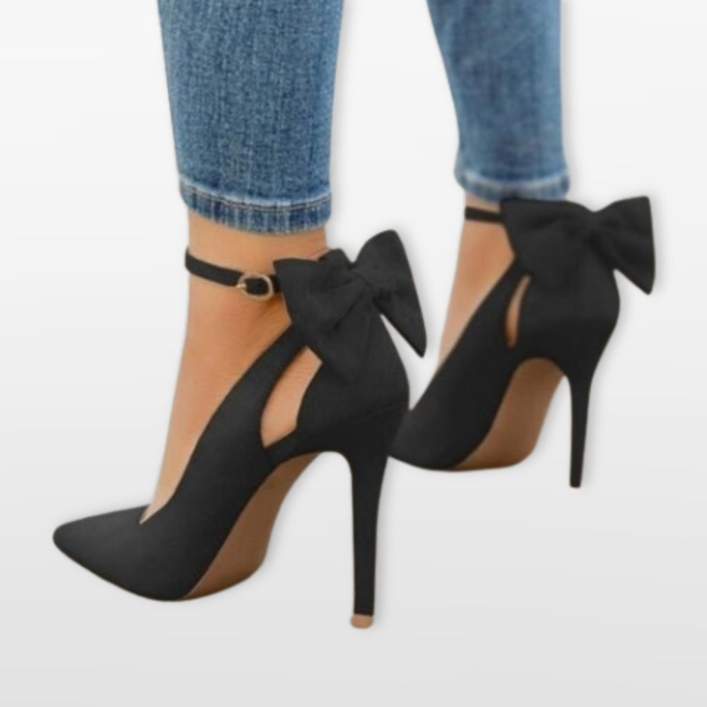 Women’s Bow Heels Pointed Toe Pumps