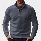 Men’s Long-Sleeve Quarter-Zip Sweater