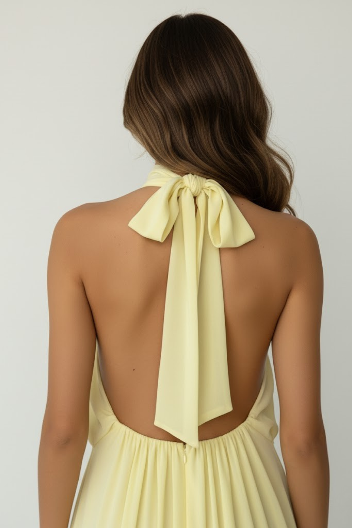Women’s Flowy Halter Layered Mini Dress