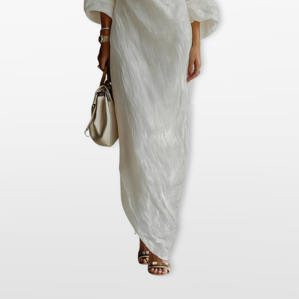 Women’s One Shoulder Maxi Dress Elegant Fit