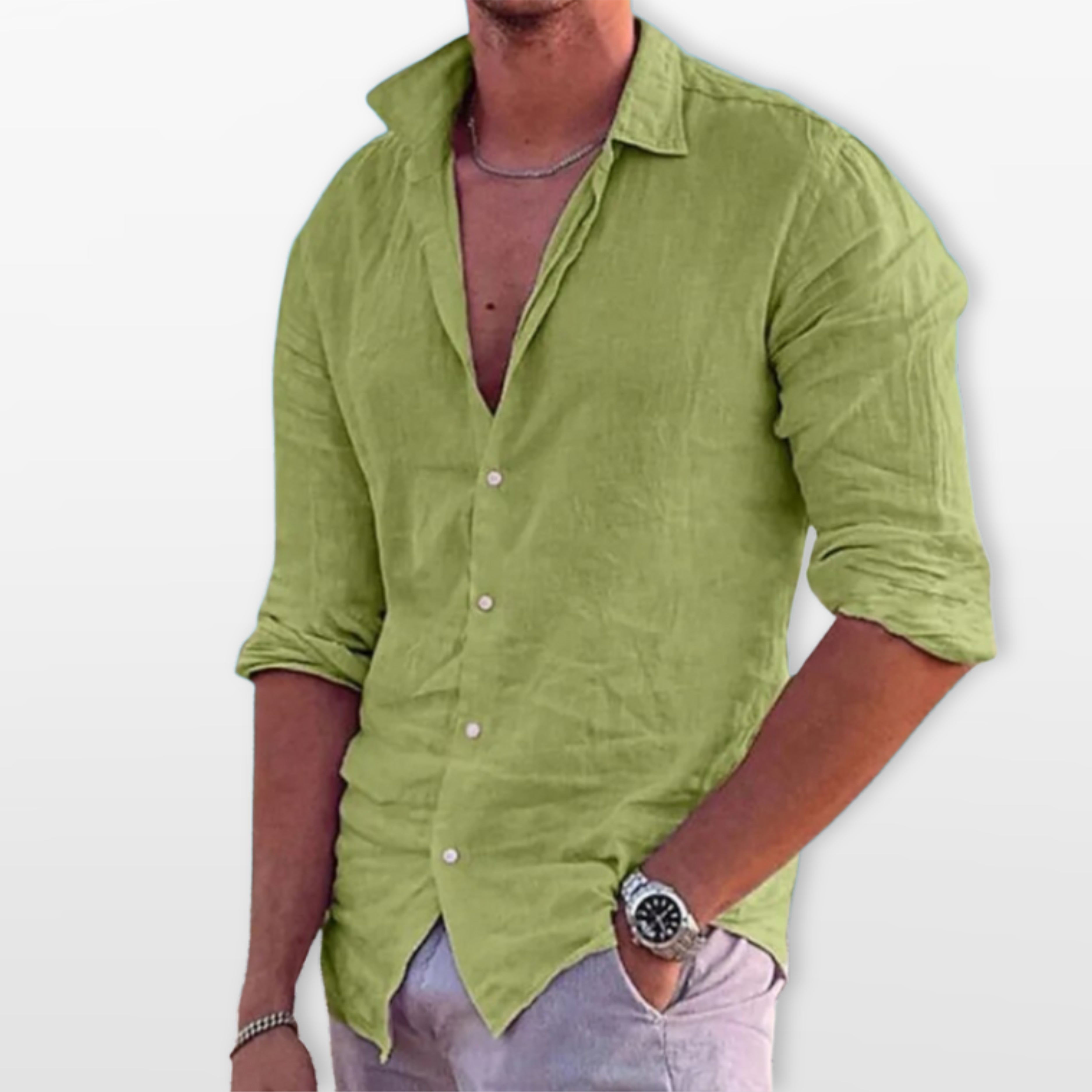 Men’s Casual Button Summer Shirt