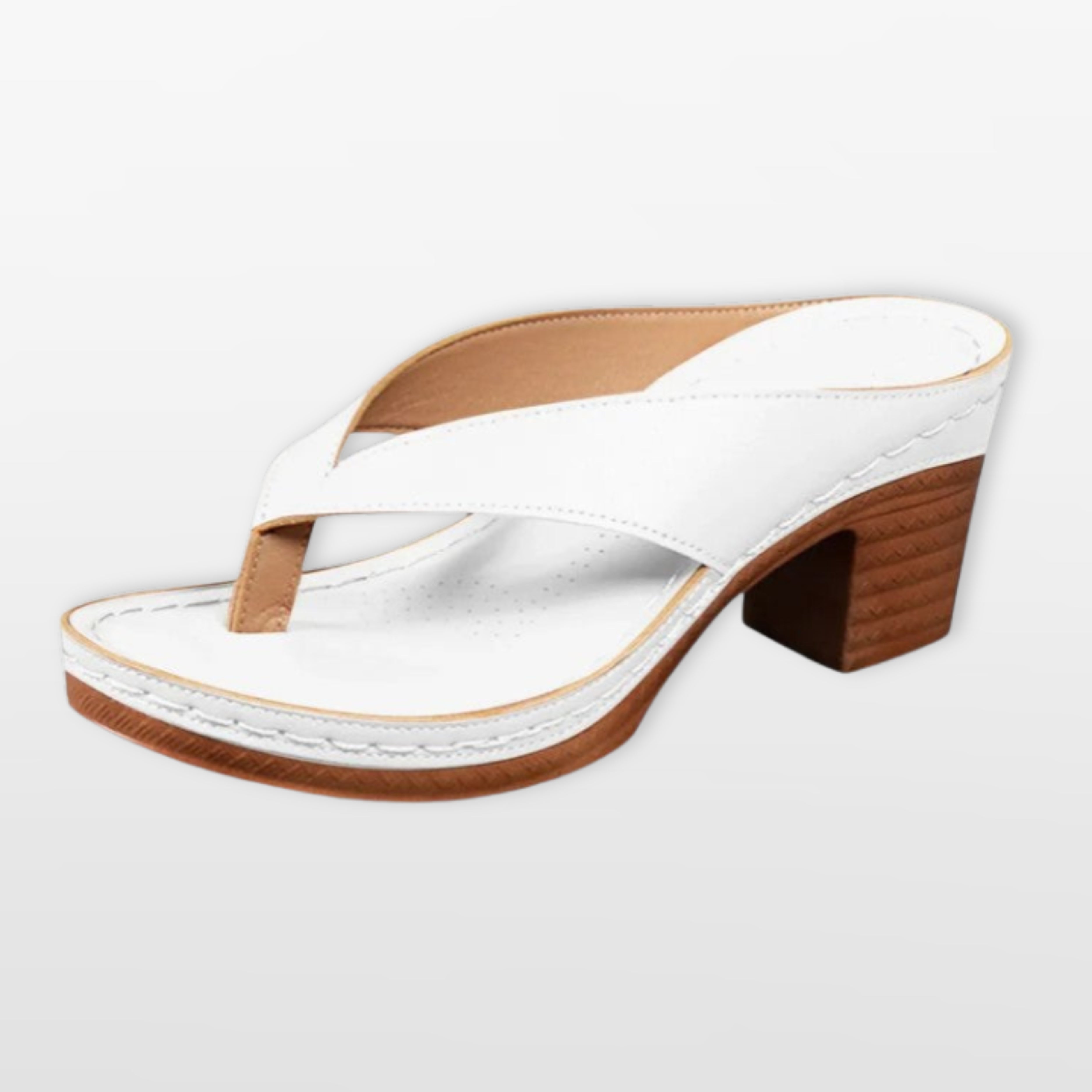 Women Low Heel Flip Flop Sandals