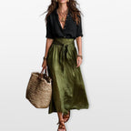 Women’s Two Piece Maxi Skirt Set