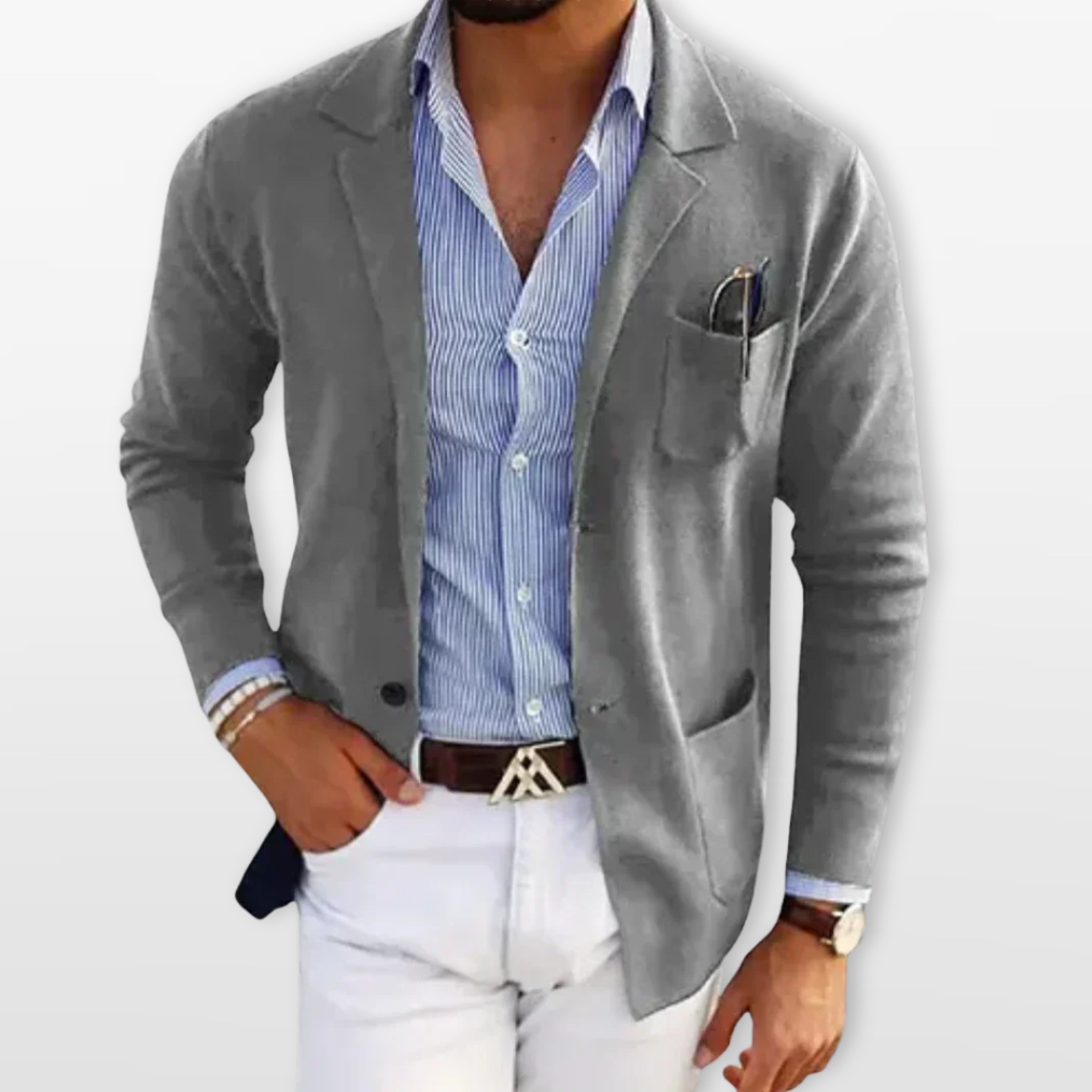 Men’s Casual Blazer Relaxed Fit Jacket