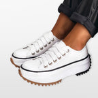 Women Platform Lace Up Sneakers