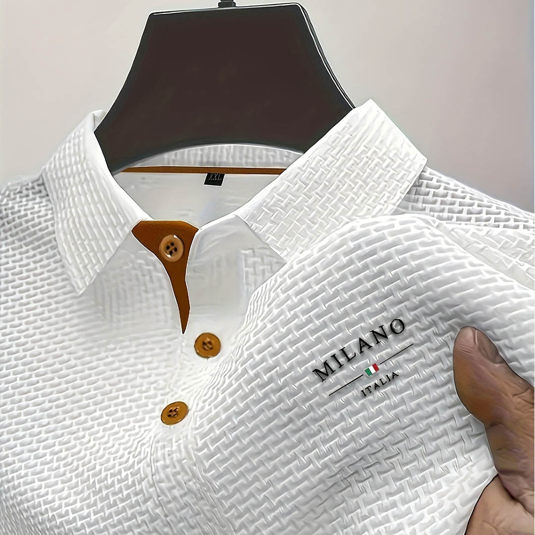 Men's Classic Textured Polo
