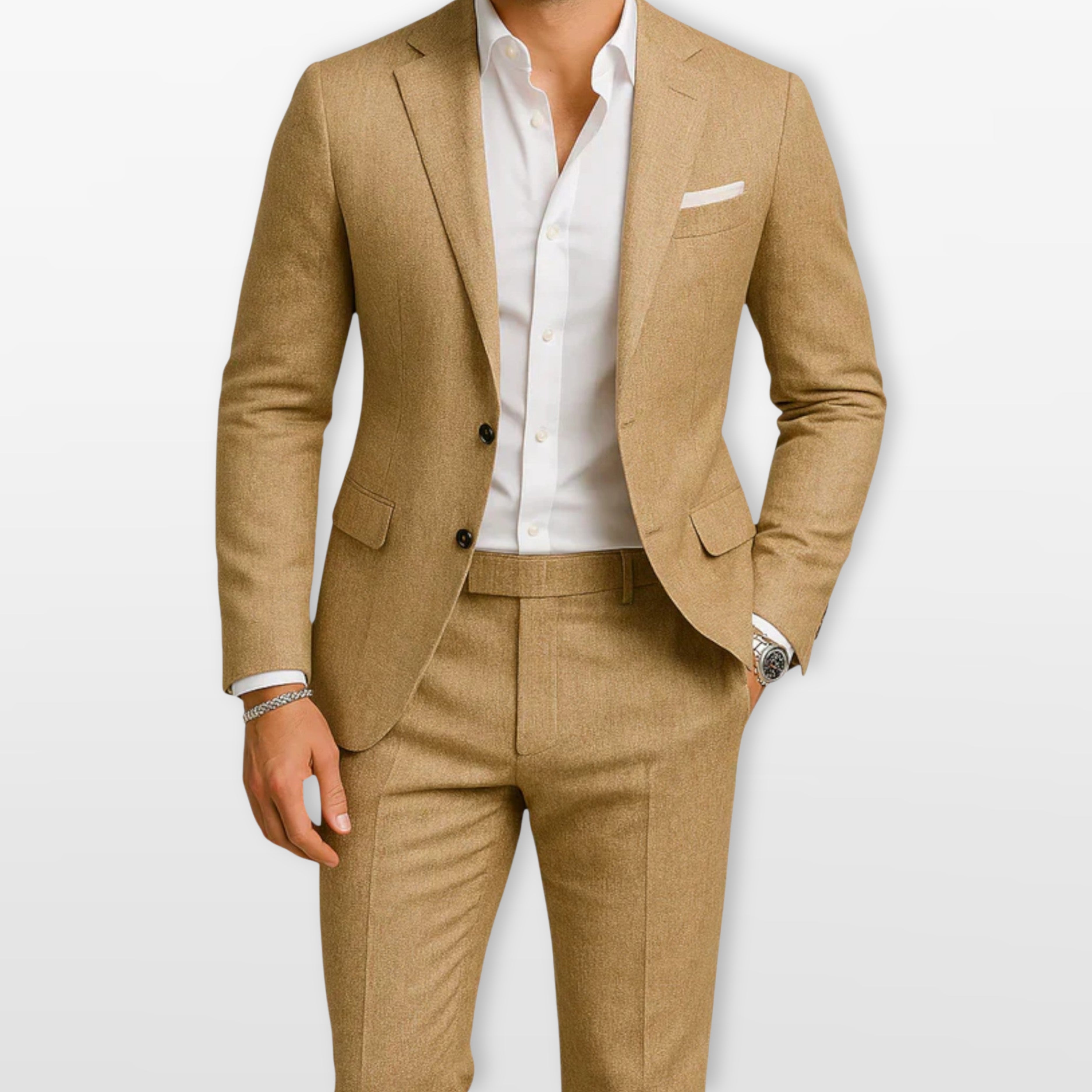 Men’s Slim Fit Suit Tailored Formal Set