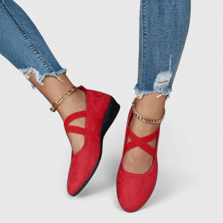 Women’s Ankle-Strap Ballet Flats
