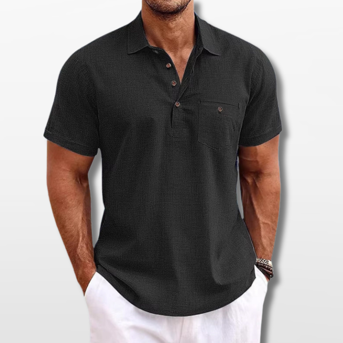 Men’s Modern Casual Polo Shirt