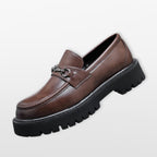 Men’s Chunky Loafers Platform Slip-On Shoes