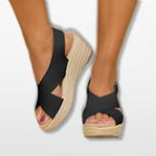 Women Platform Wedge Sandals Open Toe