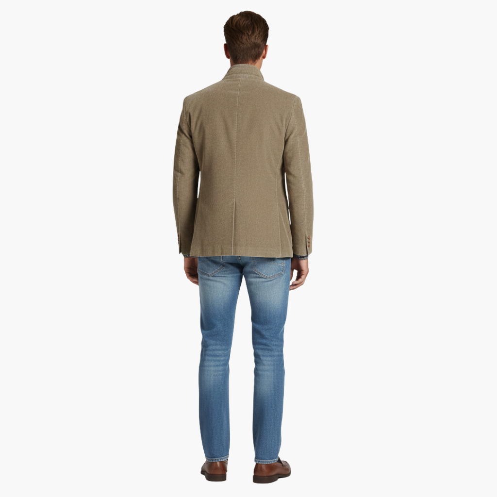 Men’s Tailored Casual Single Button Blazer