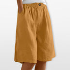 Women’s Wide Leg Shorts Elastic Waist