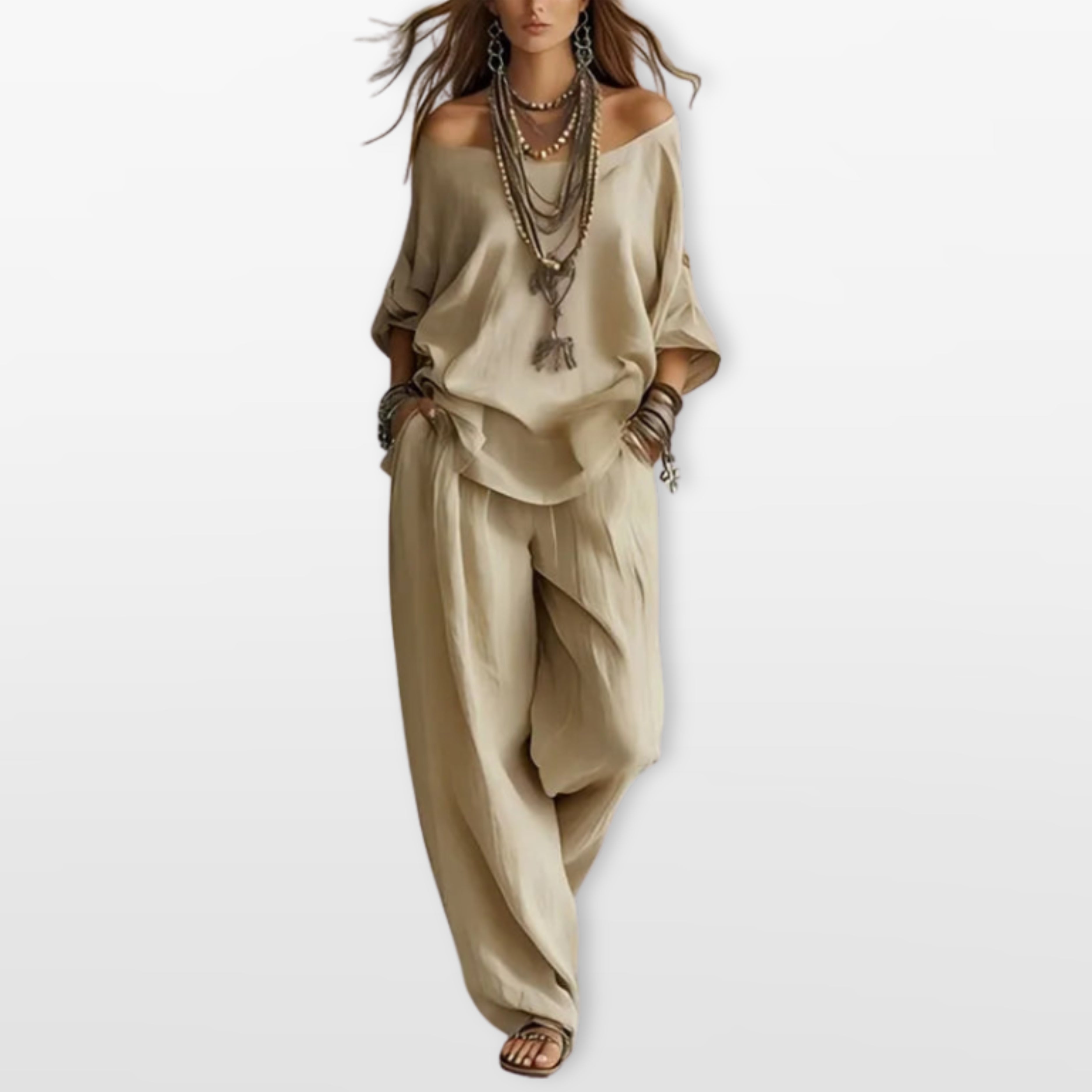 Women’s Two Piece Wide Leg Set