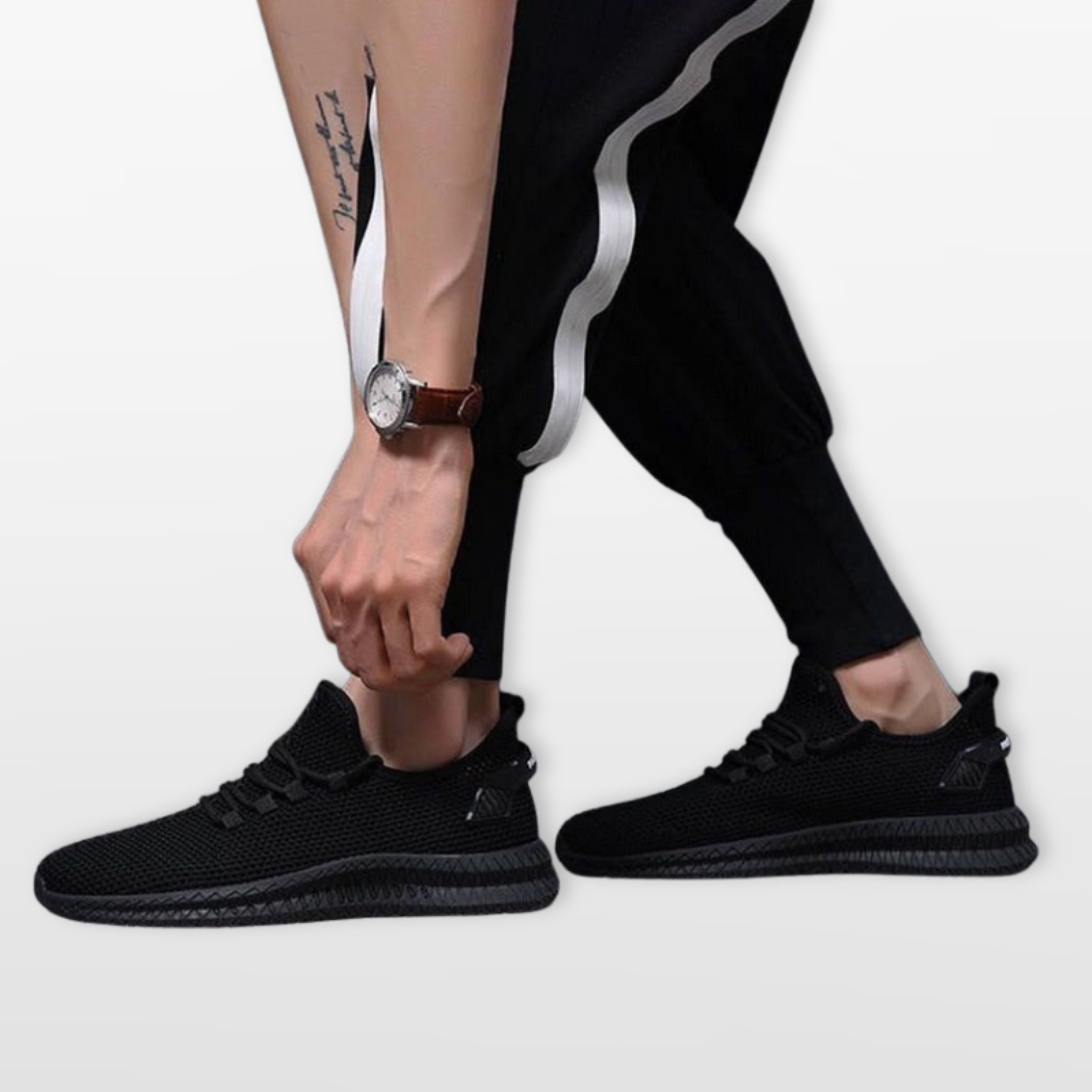 Men’s Breathable Mesh Sneakers Lightweight Slip-On