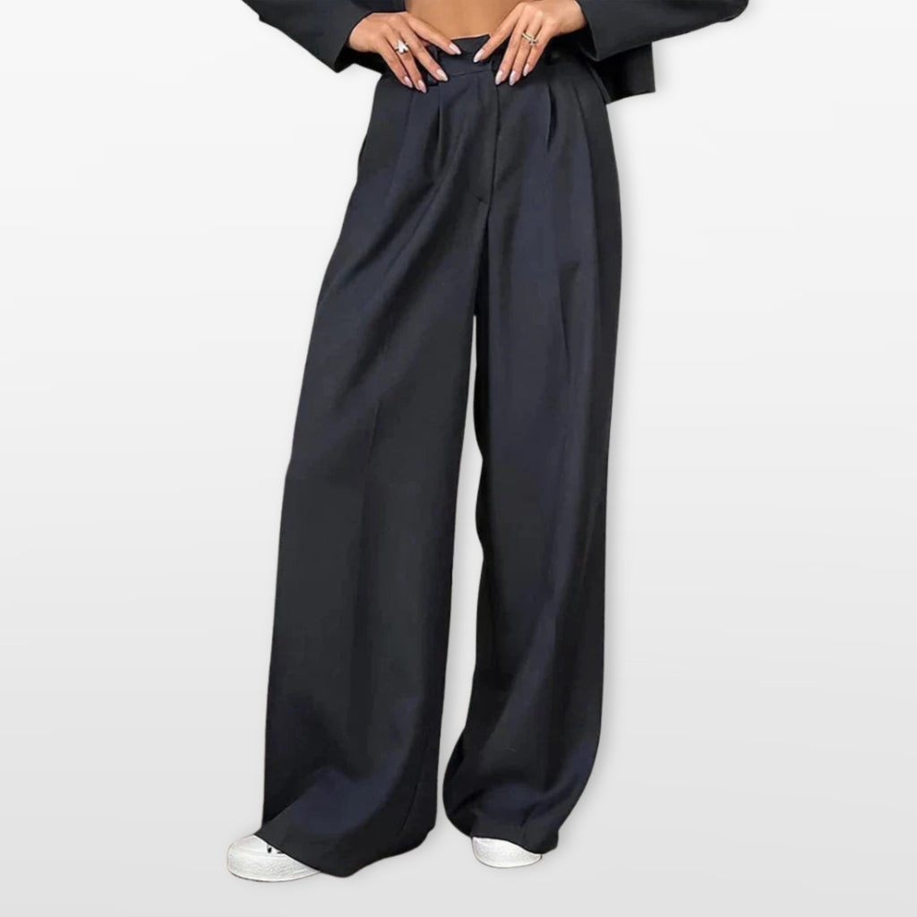 Women’s Two Piece Suit Wide Leg