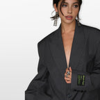 Women’s Oversized Blazer Tailored Jacket