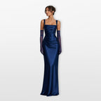 Women’s Satin Maxi Evening Dress