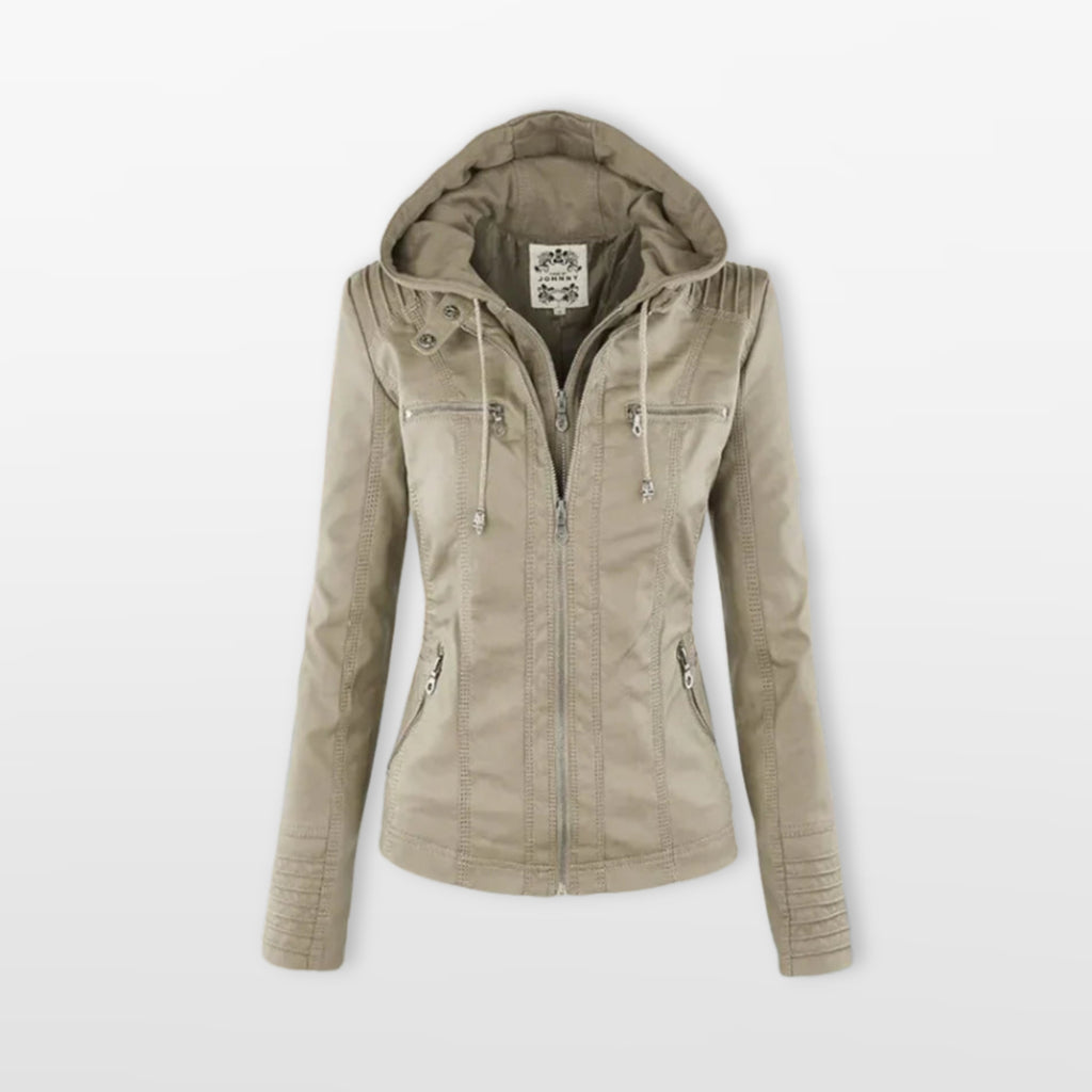 Women’s Fitted Jacket Zip Up Moto