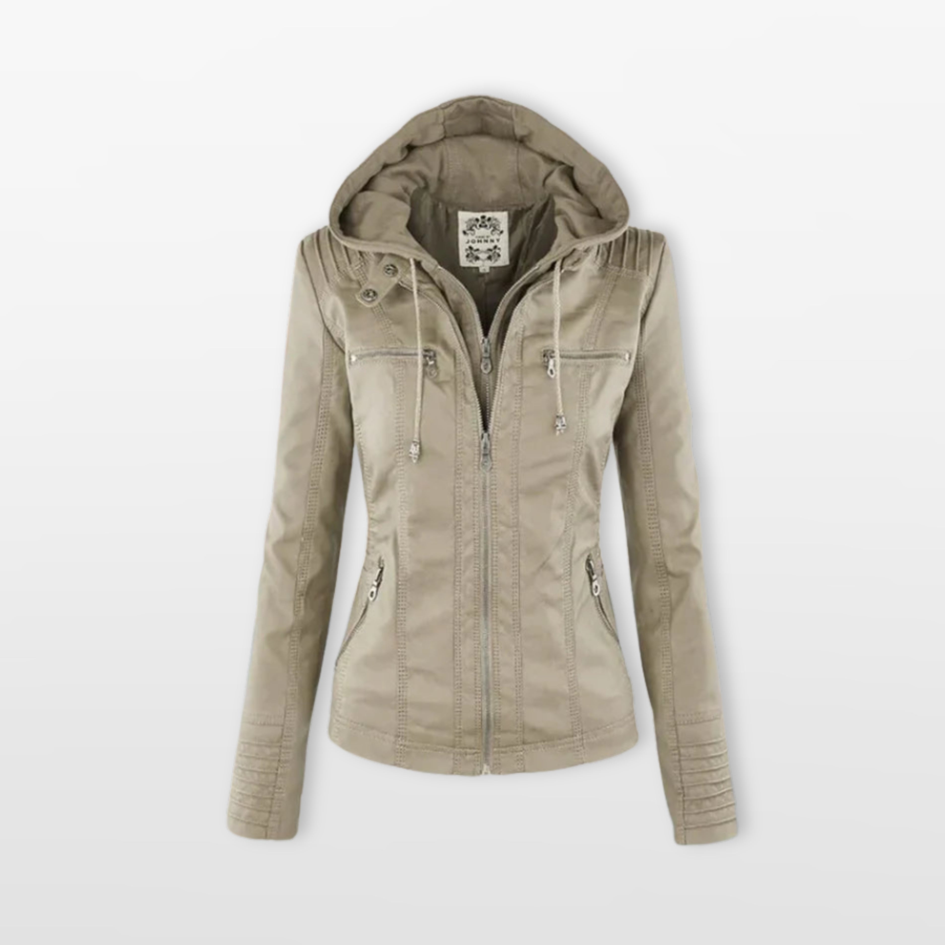 Women’s Fitted Jacket Zip Up Moto