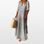 Women’s Printed Maxi Dress Relaxed Fit