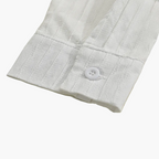 Men’s Ribbed Slim Fit Button Shirt