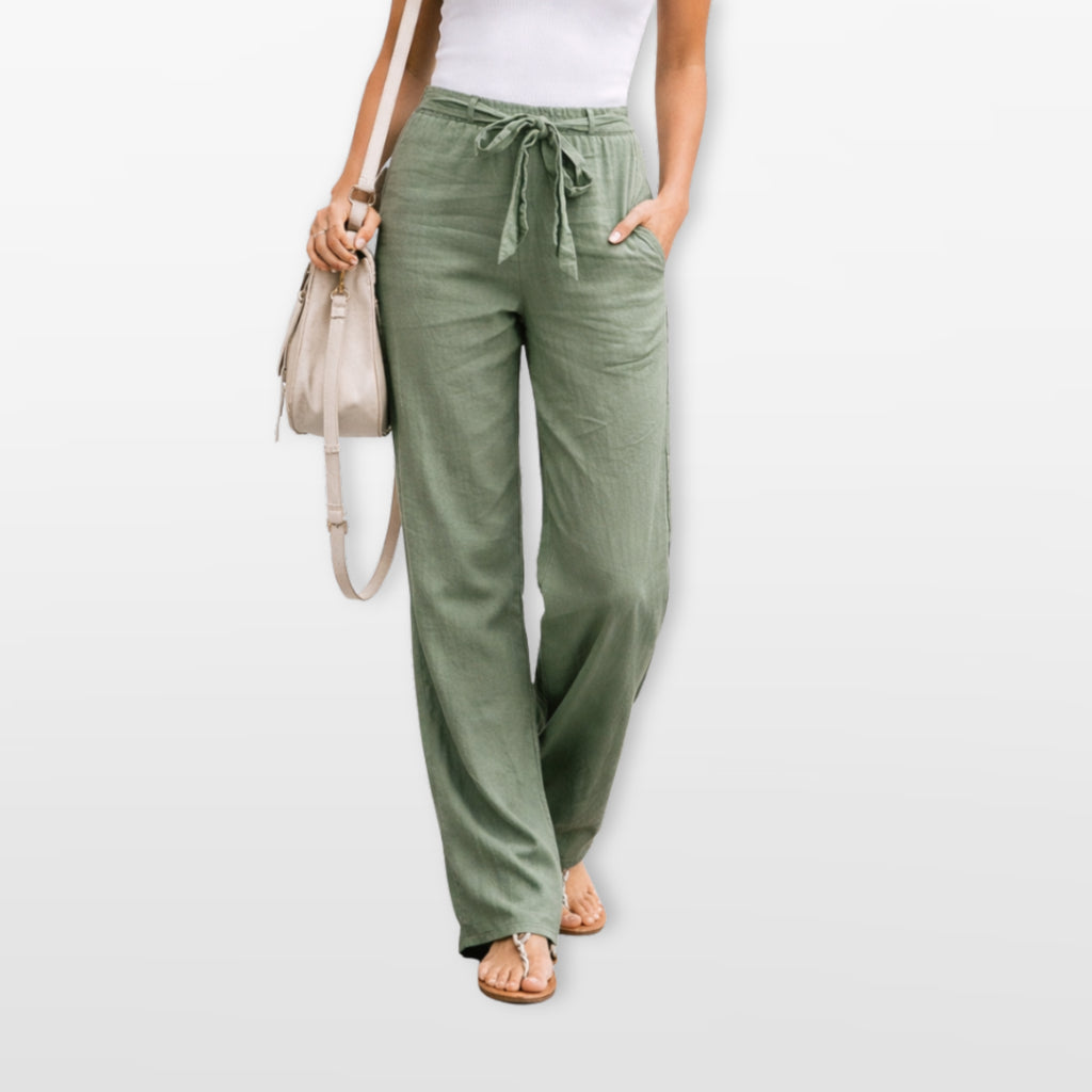 Women’s Wide Leg Pants Drawstring Waist Loose