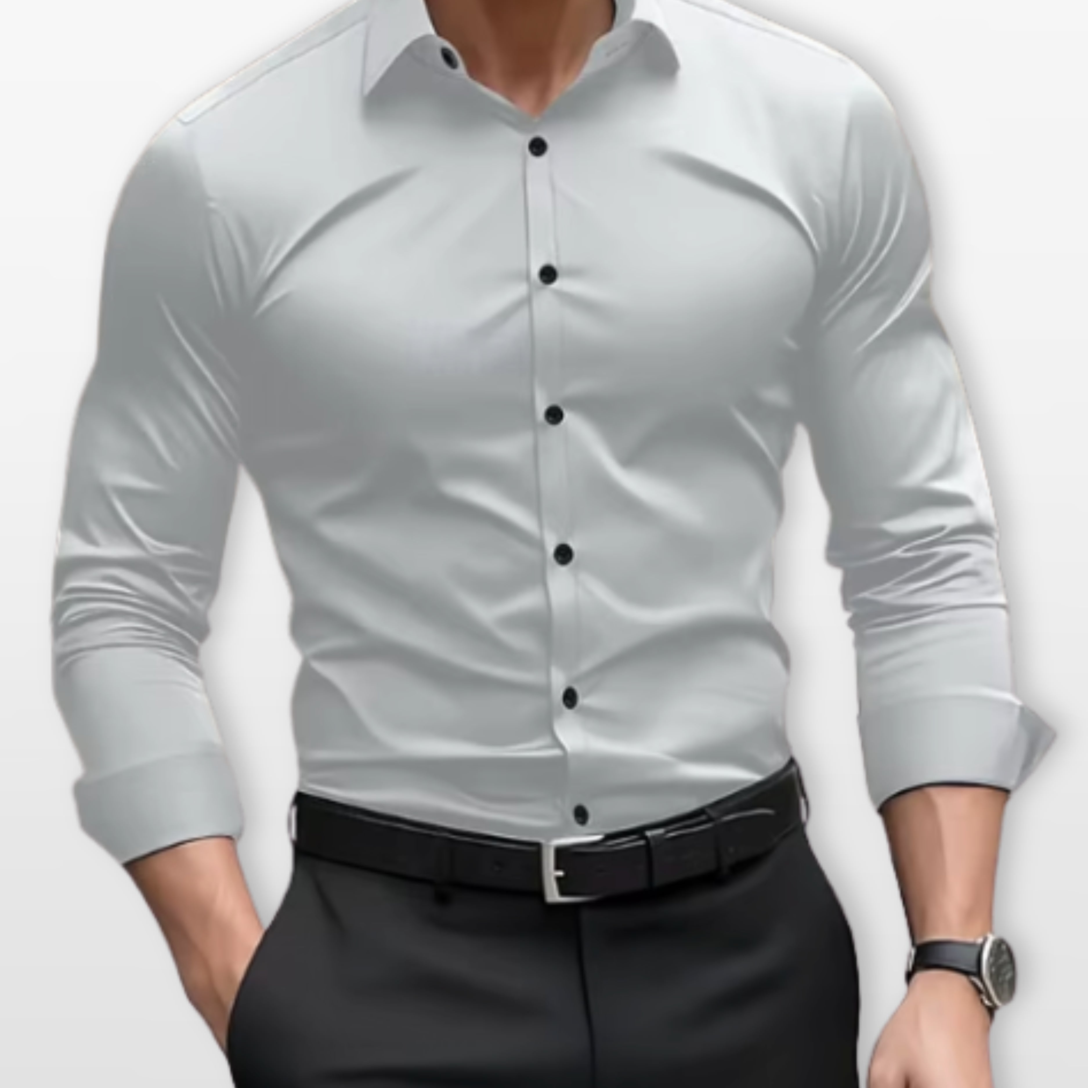 Men’s Slim Fit Shirt Tailored Formal