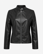 Women's Lightweight Faux Leather Jacket