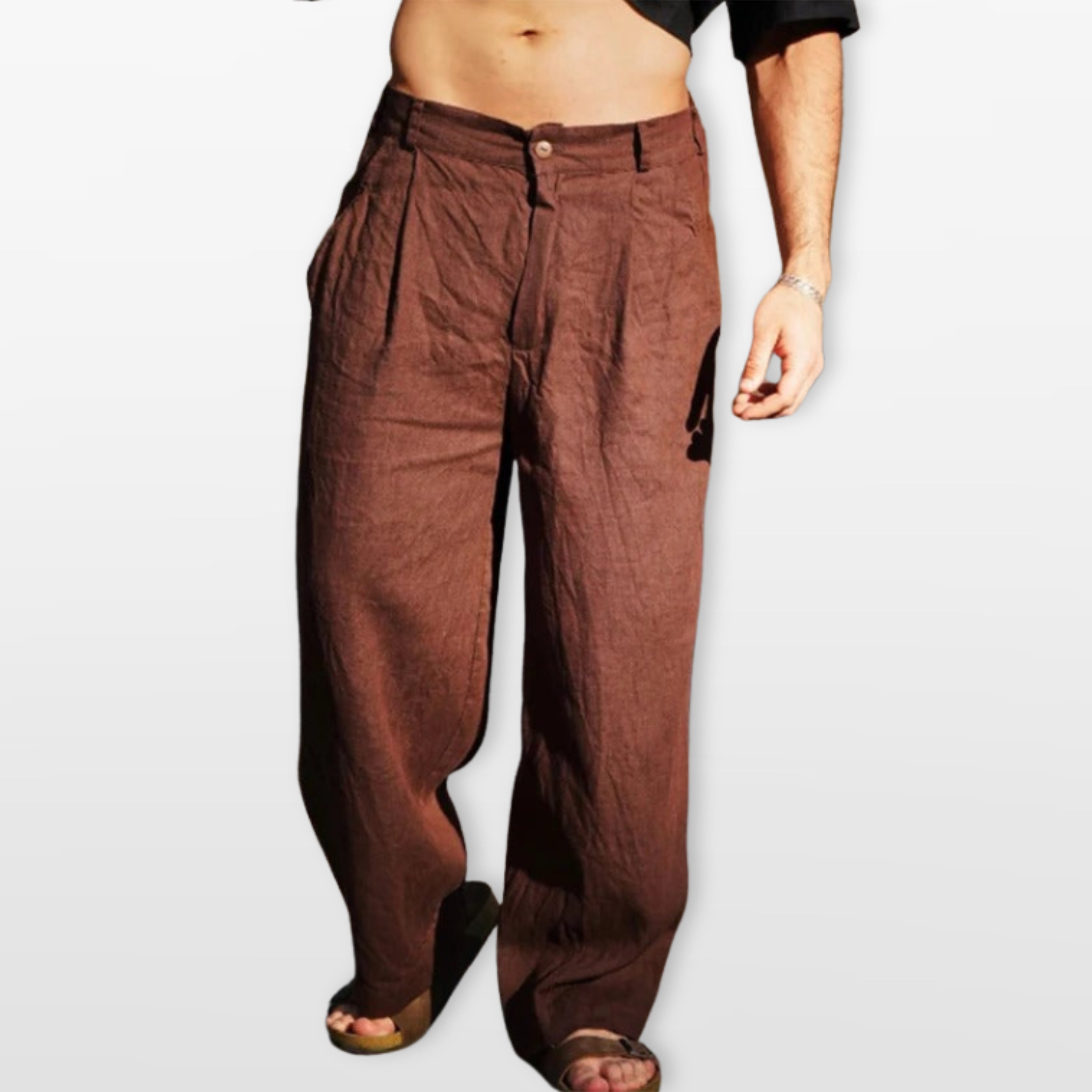 Men’s Wide Leg Pants Relaxed Fit