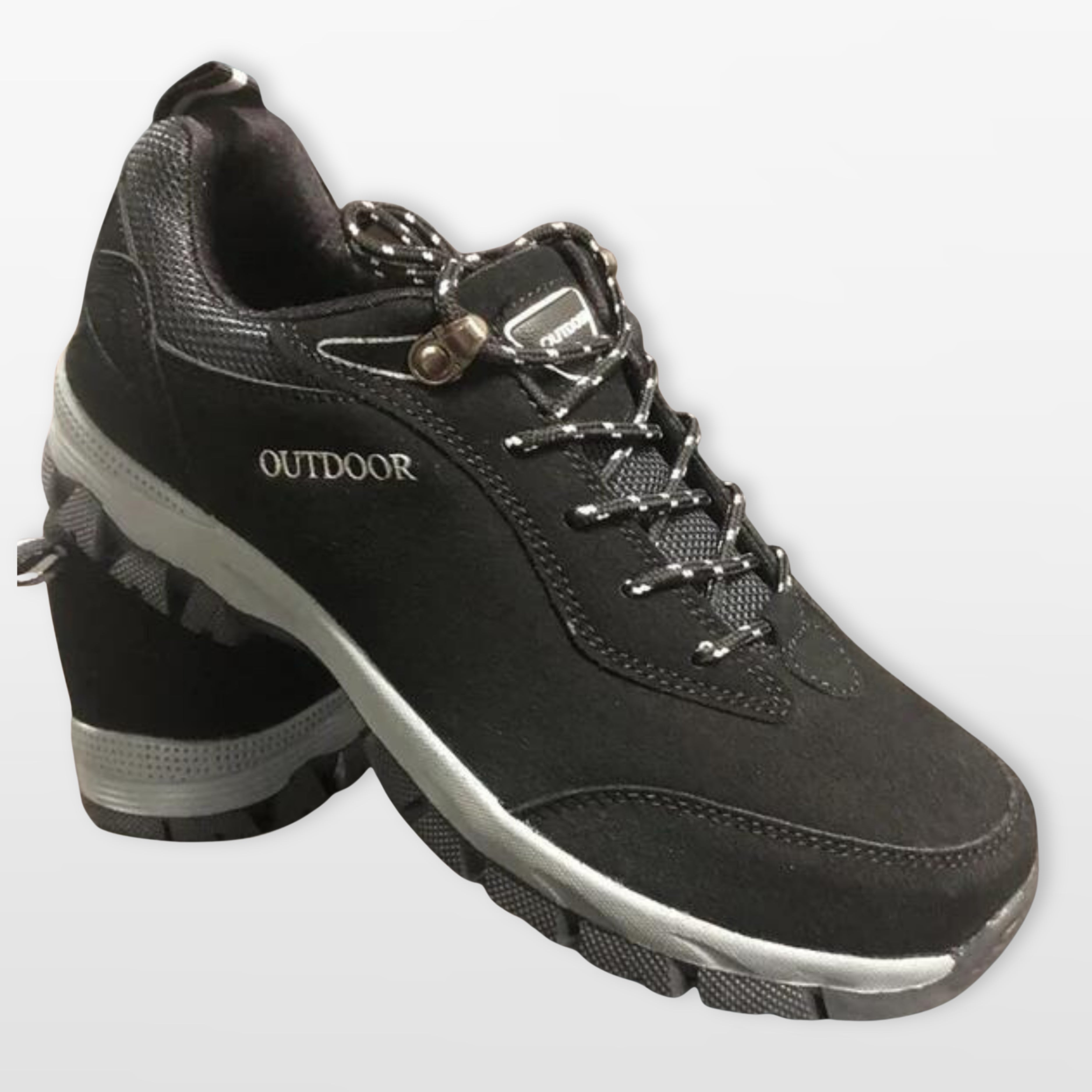 Men’s Outdoor Walking Shoes Cushioned Grip Sneakers