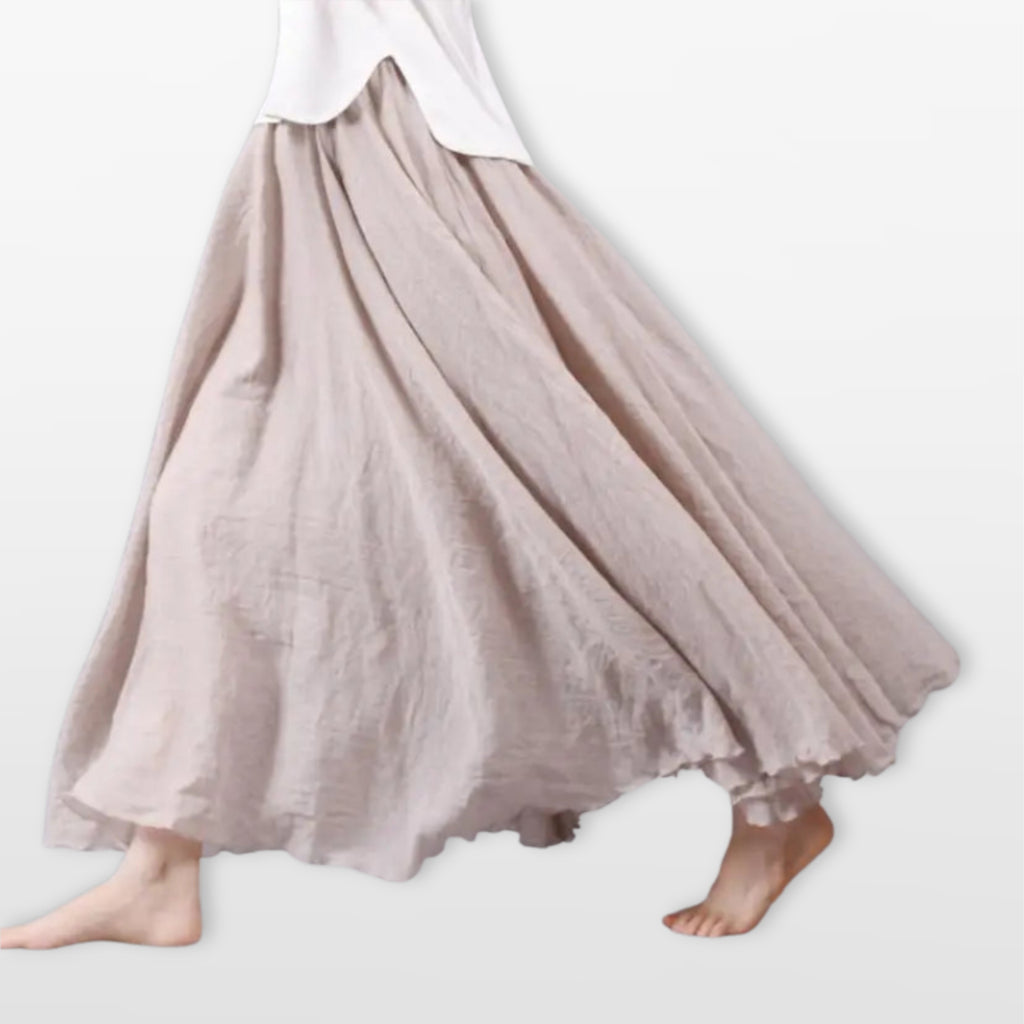Women’s Flowing A-Line Maxi Skirt