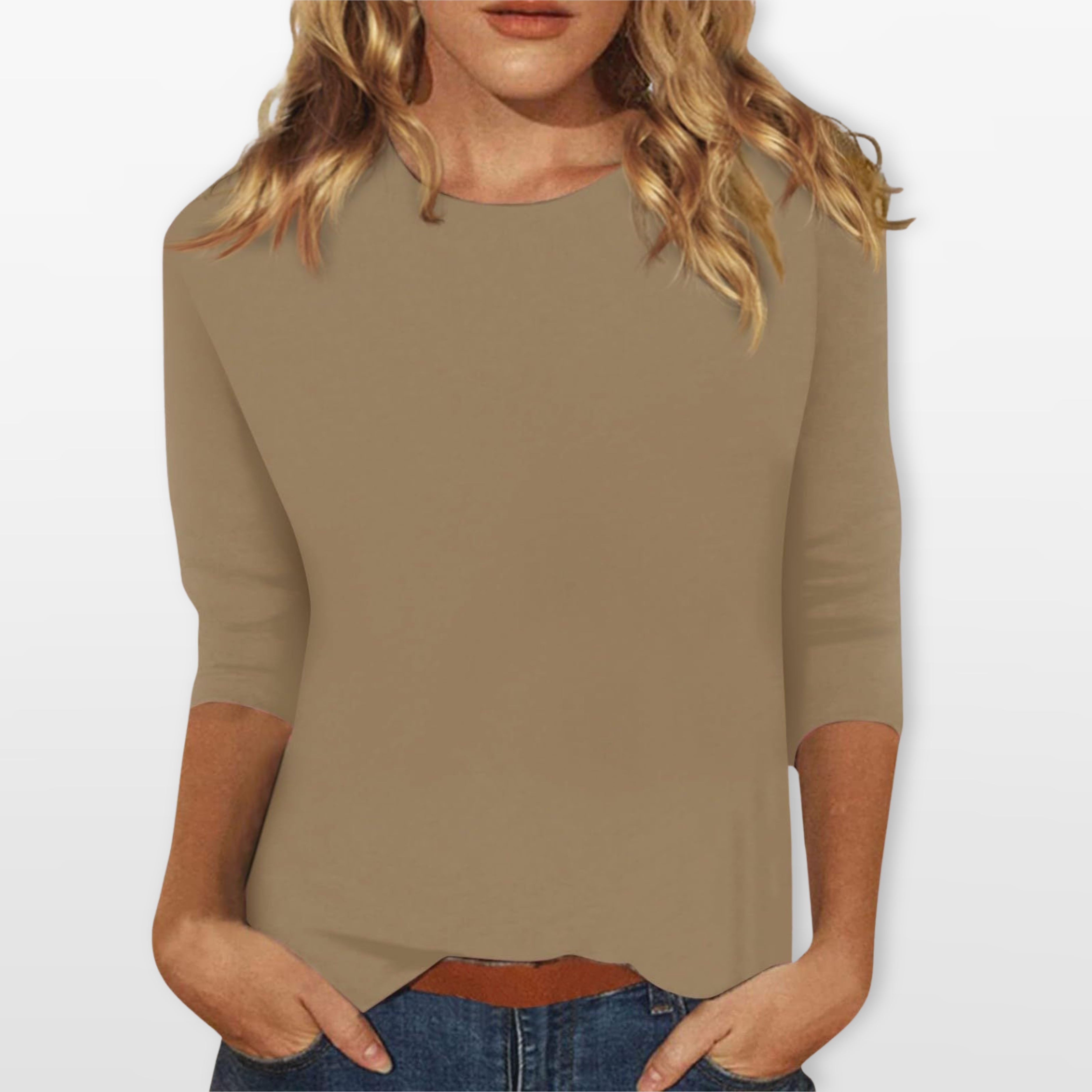 Women’s Casual Long Sleeve Top Relaxed Everyday Blouse