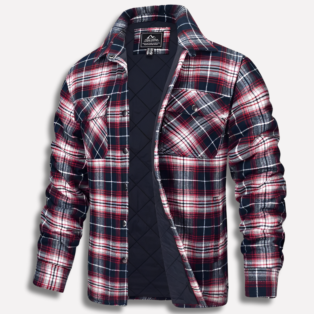 Men’s Plaid Shirt Jacket