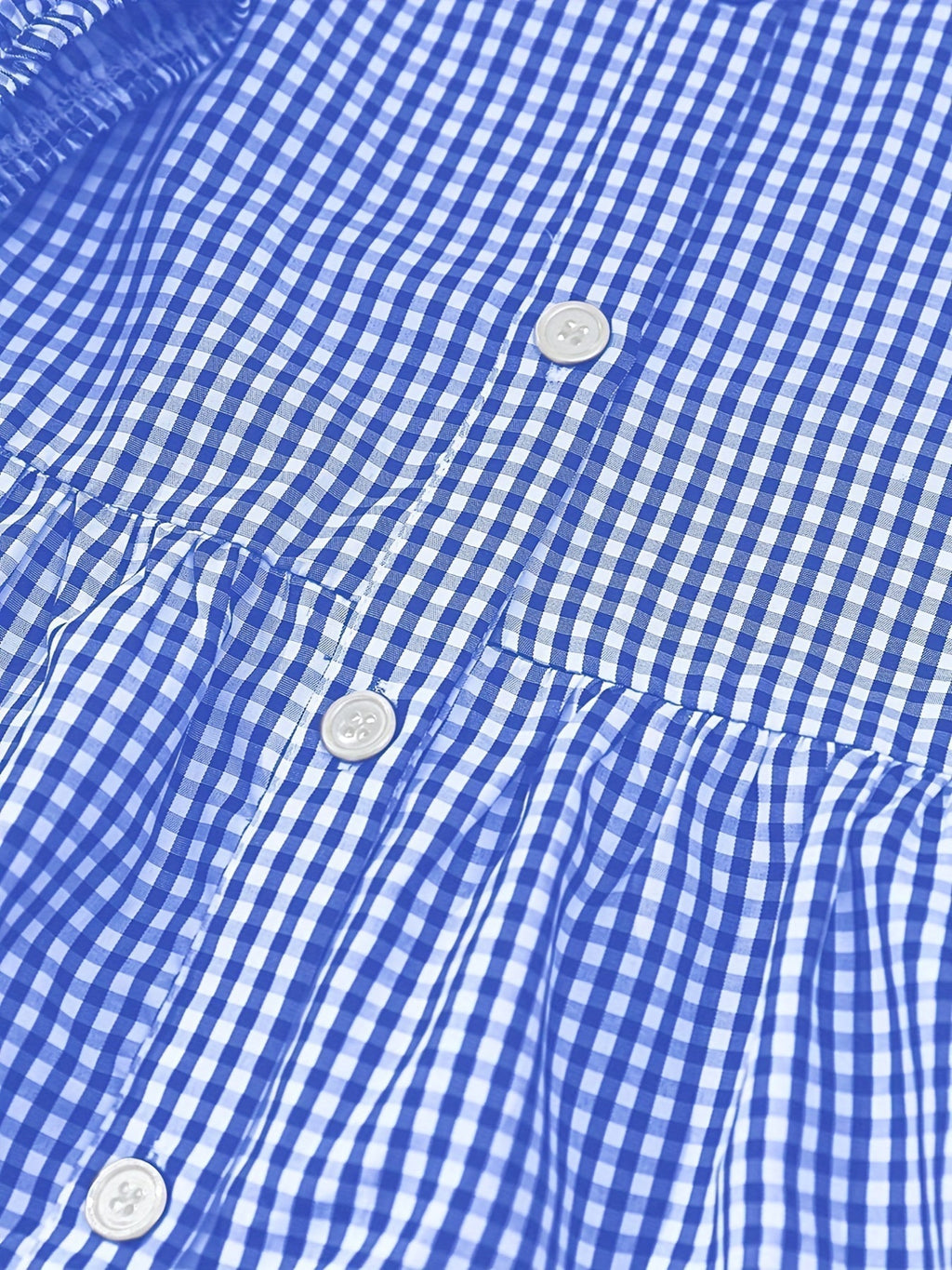 Women’s Tiered Gingham Shirt Dress